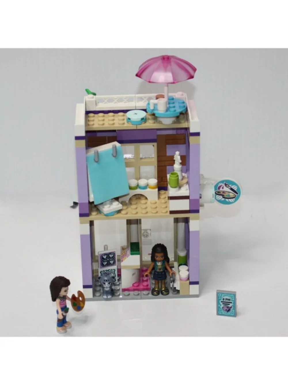 Lego Friends Emma's Art Studio Complete Set 41365 with Instructions and Box